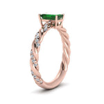 Load image into Gallery viewer, emerald-cut-emerald-twisted-engagement-ring-in-rose-gold-FD9127EMRGEM-NL-RG-GS.jpg
