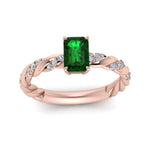 Load image into Gallery viewer, emerald-cut-emerald-twisted-engagement-ring-in-rose-gold-FD9127EMRGEM-NL-RG-GS.jpg
