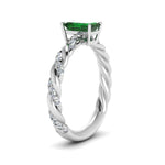 Load image into Gallery viewer, emerald-cut-emerald-twisted-engagement-ring-in-white-gold-FD9127EMRGEM-NL-WG-GS.jpg
