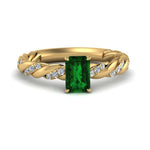 Load image into Gallery viewer, emerald-cut-emerald-twisted-engagement-ring-in-yellow-gold-FD9127EMRGEM-NL-YG-GS.jpg
