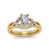 Load image into Gallery viewer, emerald-cut-engagement-ring-with-diamond-band-in-yellow-gold-FD8300EMB3-NL-YG.jpg