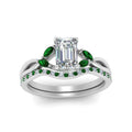 Thumbnail 20 - emerald-cut-engagement-ring-with-emerald-band-in-white-gold-FD8300EMB3GEMGR-NL-WG.jpg