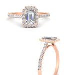 Load image into Gallery viewer, emerald-cut-engagement-ring-with-halo-diamond-in-rose-gold-FD9710EMR-NL-RG-B1.jpg
