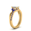 Load image into Gallery viewer, emerald-cut-engagement-ring-with-sapphire-band-in-yellow-gold-FD8300EMB3GSABL-NL-YG.jpg
