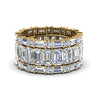 Load image into Gallery viewer, emerald-cut-eternity-band-with-matching-baguette-and-round-in-18K-yellow-gold-FD8331B-NL-YG