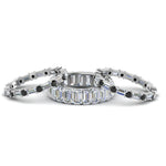 Load image into Gallery viewer, emerald-cut-eternity-band-with-matching-baguette-and-round-with-black-diamond-in-18K-white-gold-FD8331BGBLACKANGLE1-NL-WG_b6af0b19-e12d-4e48-8eaa-9de2ae520416
