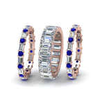 Load image into Gallery viewer, emerald-cut-eternity-band-with-matching-baguette-and-round-with-blue-sapphire-in-14K-rose-gold-FD8331BGSABLANGLE2-NL-RG_bacf2214-02f0-4424-99a7-2a424b9ffa94
