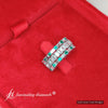 Load image into Gallery viewer, emerald-cut-eternity-band-with-matching-baguette-and-round-with-emerald-in-14K-white-gold-FD8331FANCYA3-NL-WG_9d264294-b2cb-4e37-a15e-b435e6e498bf