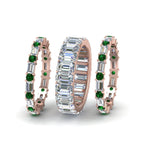 Load image into Gallery viewer, emerald-cut-eternity-band-with-matching-baguette-and-round-with-emerald-in-18K-rose-gold-FD8331BGEMGRANGLE2-NL-RG_53032bbd-8e19-4b53-97b0-adcb536e31c0
