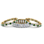 Load image into Gallery viewer, emerald-cut-eternity-band-with-matching-baguette-and-round-with-emerald-in-18K-yellow-gold-FD8331BGEMGRANGLE1-NL-YG_2cd8b9bd-241c-4d06-89b0-dc3055b3f62e
