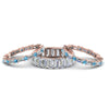 Load image into Gallery viewer, emerald-cut-eternity-band-with-matching-baguette-and-round-with-ice-blue-topaz-in-14K-rose-gold-FD8331BGICBLTOANGLE1-NL-RG_1a63277c-28d3-47fe-bc60-6faea9611c19
