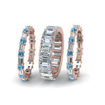 Load image into Gallery viewer, emerald-cut-eternity-band-with-matching-baguette-and-round-with-ice-blue-topaz-in-18K-rose-gold-FD8331BGICBLTOANGLE2-NL-RG_e5828ded-283c-454a-ab53-bd567ae8a6e2
