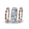 Load image into Gallery viewer, emerald-cut-eternity-band-with-matching-baguette-and-round-with-orange-sapphire-in-14K-white-gold-FD8331BGSAORANGLE2-NL-WG_506de703-0d62-4211-9e8f-67a4346c0dcf