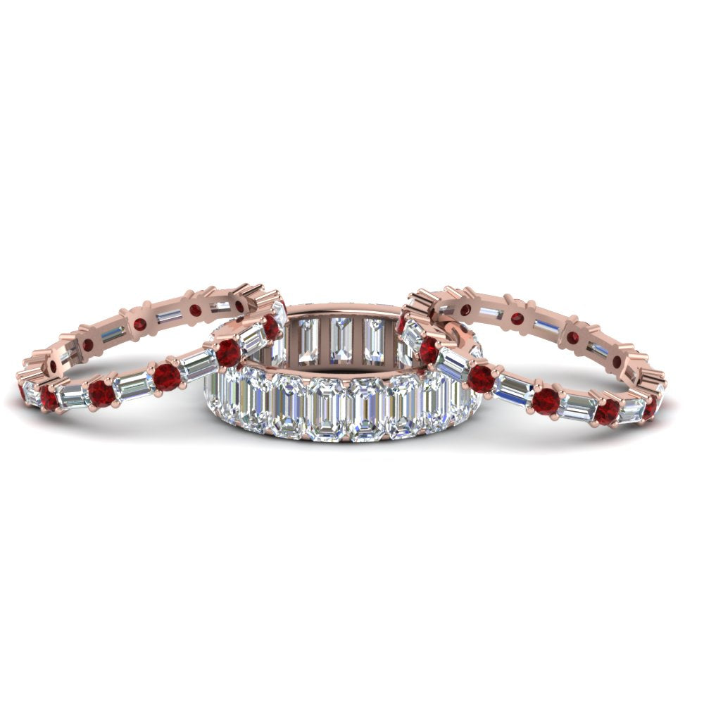 emerald-cut-eternity-band-with-matching-baguette-and-round-with-ruby-in-14K-rose-gold-FD8331BGRUDRANGLE1-NL-RG
