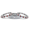 Load image into Gallery viewer, emerald-cut-eternity-band-with-matching-baguette-and-round-with-ruby-in-18K-white-gold-FD8331BGRUDRANGLE1-NL-WG