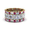 Load image into Gallery viewer, emerald-cut-eternity-band-with-matching-baguette-and-round-with-with-pink-sapphire-in-18K-yellow-gold-FD8331BGSADRPI-NL-YG_0000fddf-c90c-4163-a2cb-4fd65b73a145