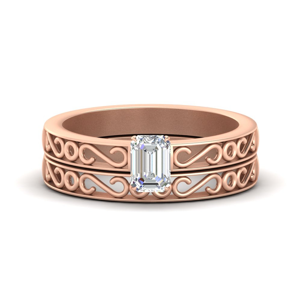 emerald-cut-filigree-single-stone-diamond-wedding-ring-set-in-rose-gold-FDENS3289EM-NL-RG.jpg?v=1763371057