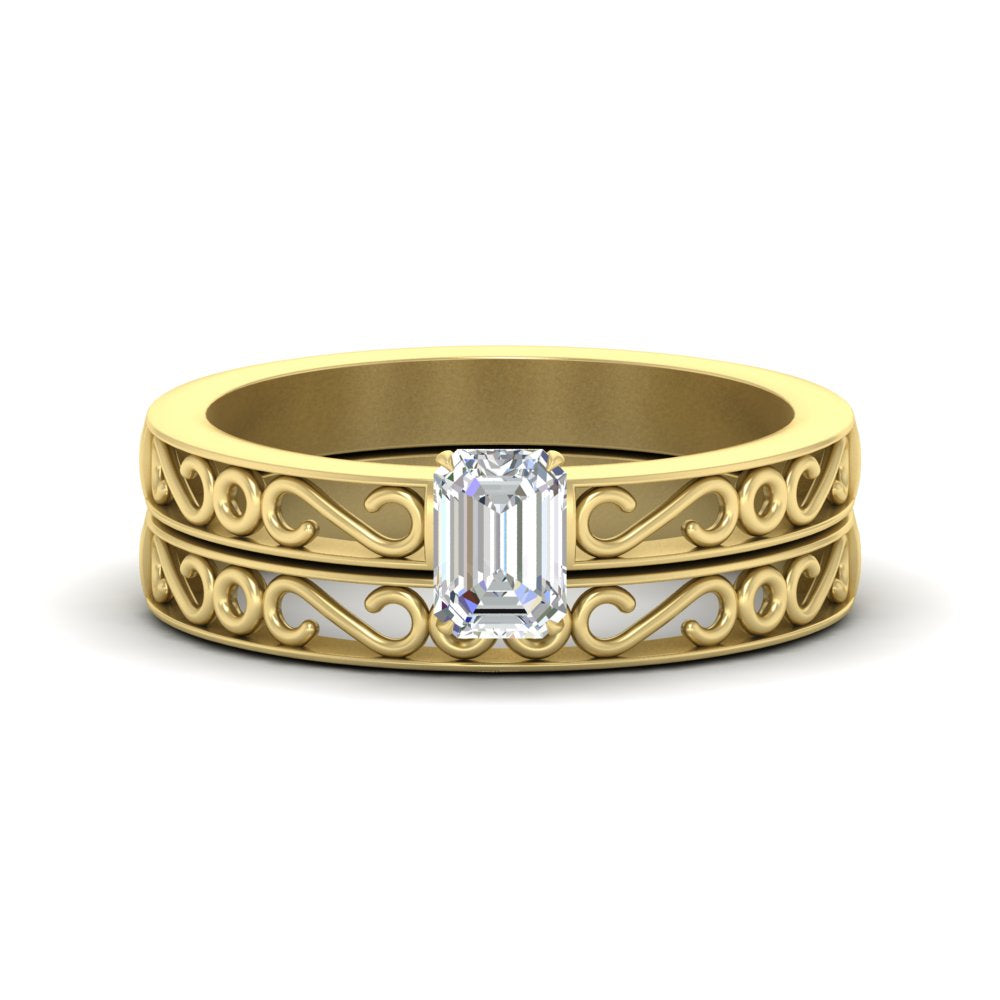 emerald-cut-filigree-single-stone-diamond-wedding-ring-set-in-yellow-gold-FDENS3289EM-NL-YG.jpg?v=1763371057