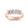 Load image into Gallery viewer, emerald-cut-five-stone-diamond-ring-1.50-carat-in-rose-gold-fdwb8008emangle5-1.50ct-nl-rg