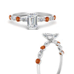 Load image into Gallery viewer, emerald-cut-floating-marquise-accent-orange-sapphire-engagement-ring-in-white-gold-FDEWB9398EMRGSAORANGEL3-NL-WG_c4507bf9-aa41-45e3-ae98-9ddf76995d83?v=1756375278
