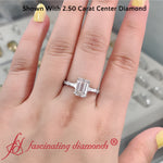 Load image into Gallery viewer, Delicate Antique Pave Emerald Cut Diamond Ring
