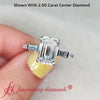 Load image into Gallery viewer, Delicate Antique Pave Emerald Cut Diamond Ring