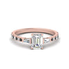 Load image into Gallery viewer, Delicate Antique Pave Emerald Cut Diamond Ring