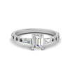 Load image into Gallery viewer, Delicate Antique Pave Emerald Cut Diamond Ring