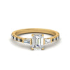Load image into Gallery viewer, Delicate Antique Pave Emerald Cut Diamond Ring