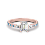 Load image into Gallery viewer, Delicate Antique Pave Emerald Cut Diamond Ring

