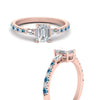 Load image into Gallery viewer, Delicate Antique Pave Emerald Cut Diamond Ring