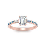Load image into Gallery viewer, Delicate Antique Pave Emerald Cut Diamond Ring
