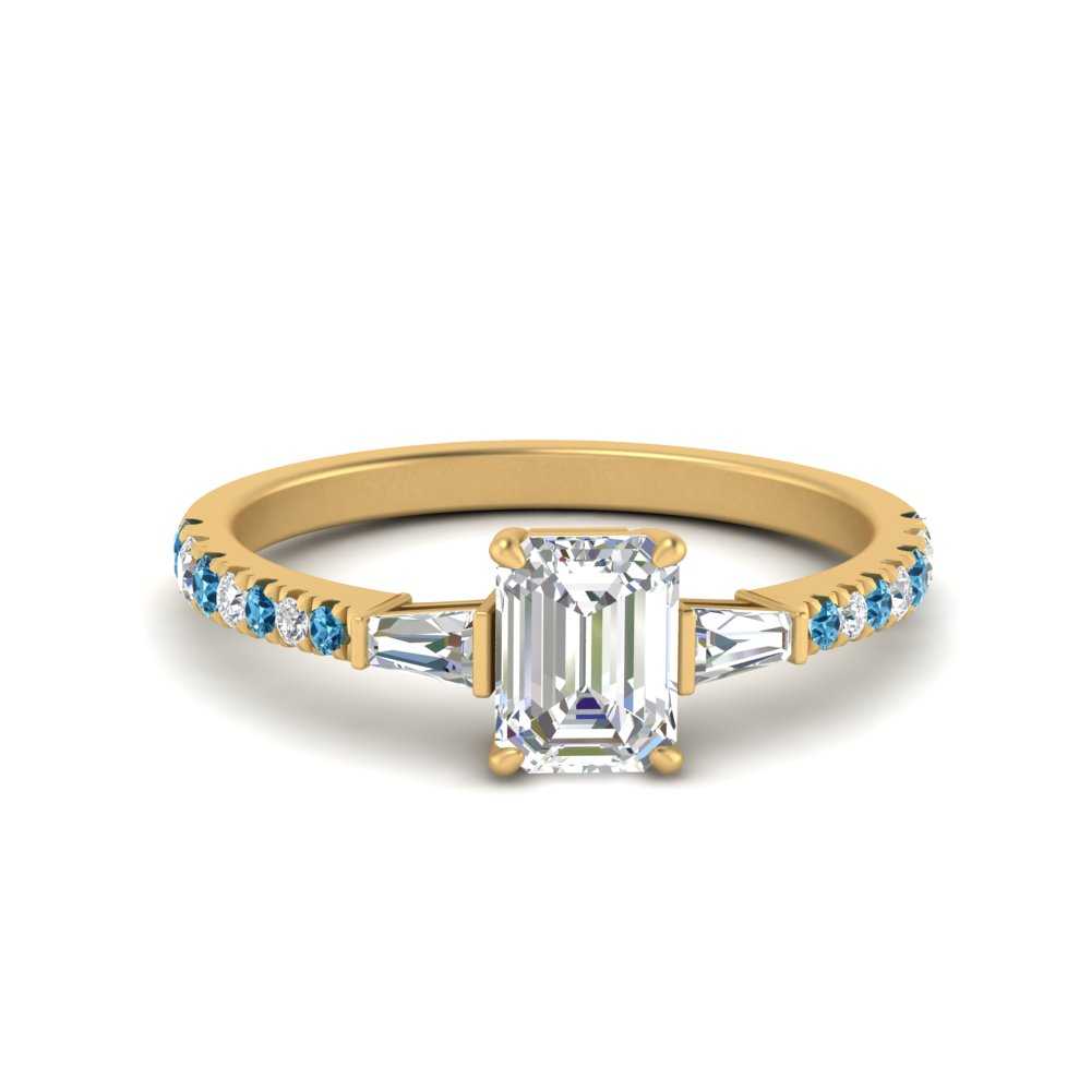 Delicate Antique Pave Emerald Cut Diamond Ring