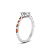 Load image into Gallery viewer, Delicate Antique Pave Emerald Cut Diamond Ring