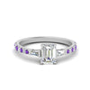 Load image into Gallery viewer, Delicate Antique Pave Emerald Cut Diamond Ring