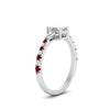 Load image into Gallery viewer, Delicate Antique Pave Emerald Cut Diamond Ring