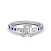 Load image into Gallery viewer, Delicate Antique Pave Emerald Cut Diamond Ring