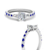 Load image into Gallery viewer, Delicate Antique Pave Emerald Cut Diamond Ring