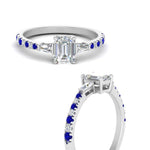 Load image into Gallery viewer, Delicate Antique Pave Emerald Cut Diamond Ring
