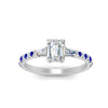 Load image into Gallery viewer, Delicate Antique Pave Emerald Cut Diamond Ring