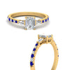 Load image into Gallery viewer, Delicate Antique Pave Emerald Cut Diamond Ring