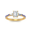 Load image into Gallery viewer, Delicate Antique Pave Emerald Cut Diamond Ring