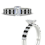 Load image into Gallery viewer, emerald-cut-french-pave-black-diamond-wedding-ring-set-in-white-gold-FD11408EMGBLACKANGLE3-NL-WG_a4fd9fbb-e10e-4a03-9a5e-999435b68107?v=1763104422
