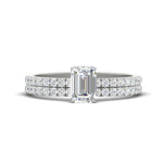 Load image into Gallery viewer, emerald-cut-french-pave-diamond-wedding-ring-set-in-white-gold-FD11408EM-NL-WG?v=1763104251