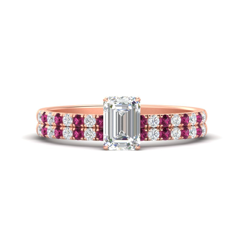 emerald-cut-french-pave-pink-sapphire-wedding-ring-set-in-rose-gold-FD11408EMGSADRPI-NL-RG?v=1763104252