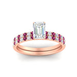 Load image into Gallery viewer, emerald-cut-french-pave-pink-sapphire-wedding-ring-set-in-rose-gold-FD11408EMGSADRPIANGLE5-NL-RG_e6b7bdf7-e5da-48a8-9dc4-3b94d1725137?v=1763104421
