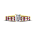 Load image into Gallery viewer, emerald-cut-french-pave-pink-sapphire-wedding-ring-set-in-yellow-gold-FD11408EMGSADRPI-NL-YG?v=1763104252
