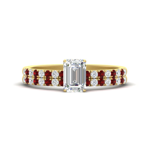 emerald-cut-french-pave-ruby-wedding-ring-set-in-yellow-gold-FD11408EMGRUDR-NL-YG?v=1763104252