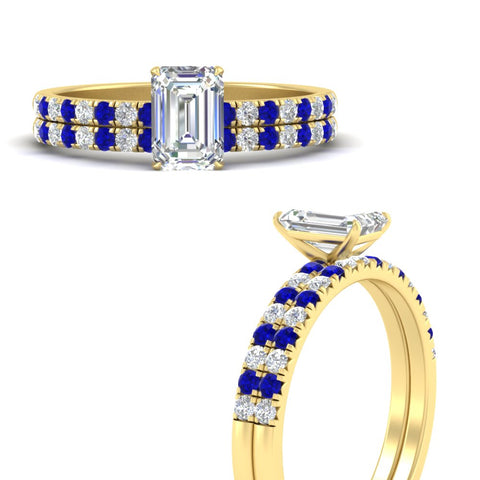 emerald-cut-french-pave-sapphire-wedding-ring-set-in-yellow-gold-FD11408EMGSABLANGLE3-NL-YG?v=1763104252