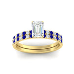 Load image into Gallery viewer, emerald-cut-french-pave-sapphire-wedding-ring-set-in-yellow-gold-FD11408EMGSABLANGLE5-NL-YG_32f9778a-5bb3-4cec-857c-480d99281798?v=1763104421
